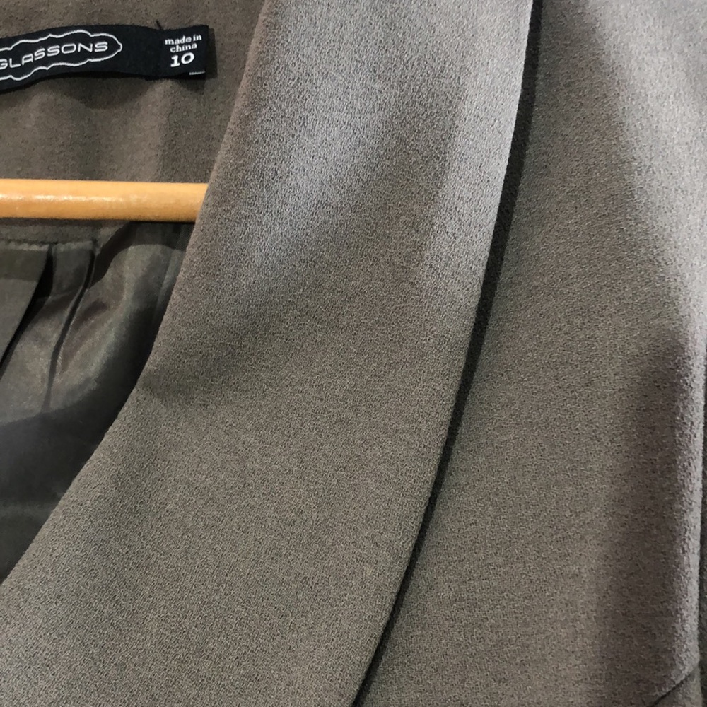 Glassons khaki business jacket blazer size 10 *price drop* - Picture 4 of 5